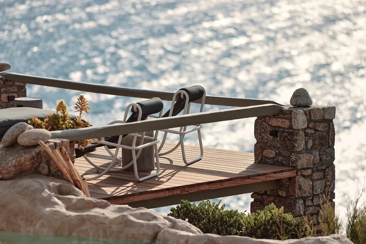 Villa Barbarossa - Elegant Beachfront Retreat With Heated Pool & Outdoor Gym Ftelia  0*, Ftelia (Mykonos) Grekland